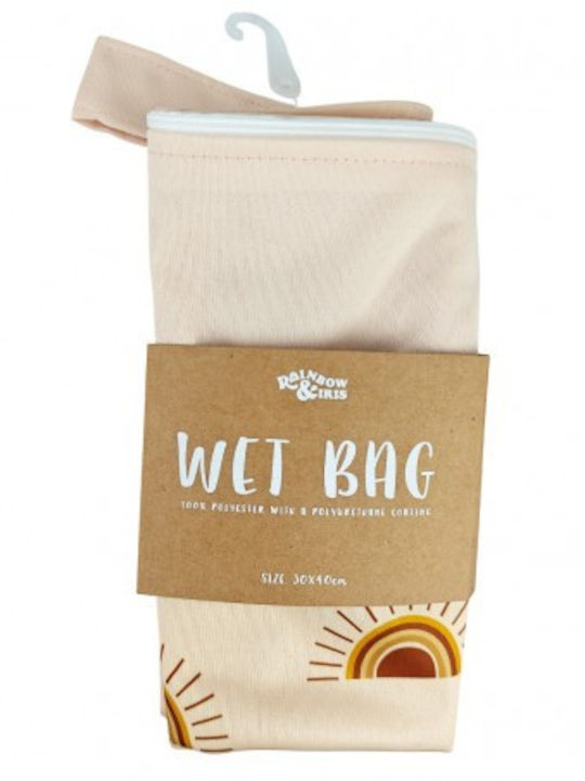 Ecarla – Multifunktionale Wasserdichte Kulturbeutel Wet Bag Regenbogen Sonne 1 Stück