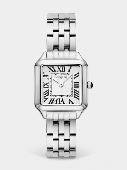 Vogue Women's Watch with Silver Metal Bracelet