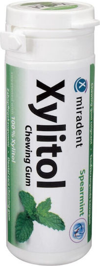 Miradent Xylitol Chewing Gum Spearmint Flavor 30 Pieces