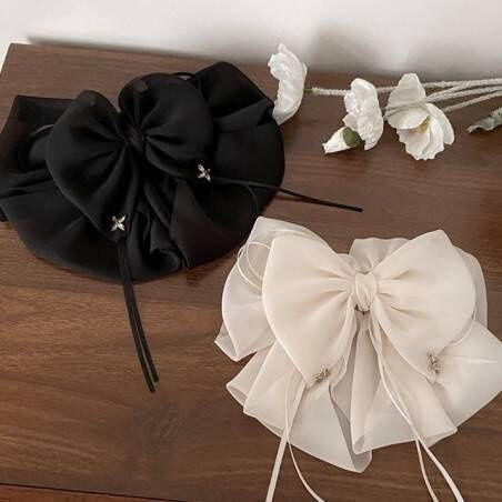 Ecarla Tiulowa Beige Hair Clip Sp325b