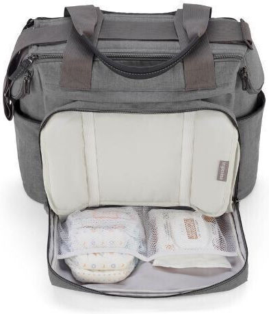 Inglesina Shoulder/Hand Diaper Bag Gray