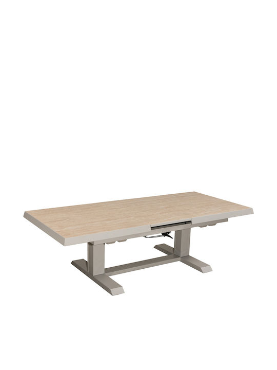 Outdoor Living Room Set 4 Pieces Aluminum