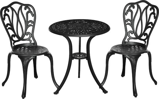 Living Room Set 3 Pieces Black
