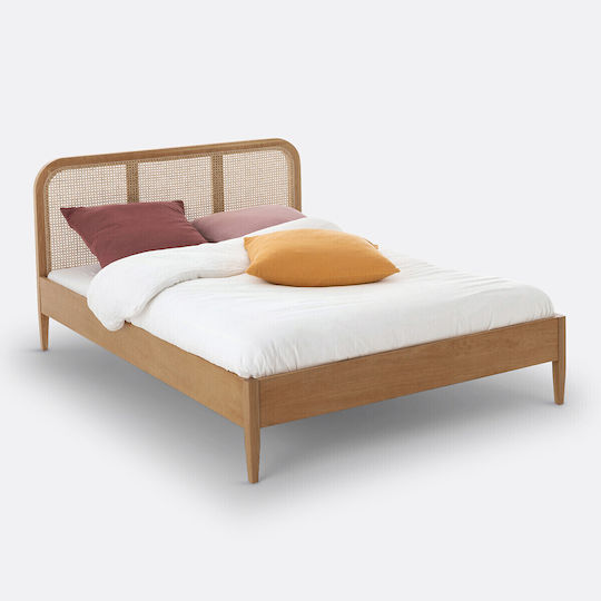 Κρεβάτι Διπλό για Στρώμα 140x190cm Καφέ Κρεβάτι Διπλό για Στρώμα 140x190cm Καφέ