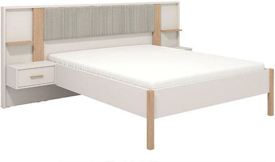 Belfort Κρεβάτι Υπέρδιπλο για Στρώμα 160x200cm Cashmere