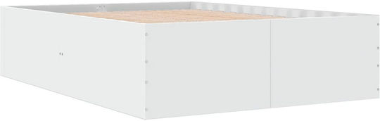 Κρεβάτι King Size για Στρώμα 190x190cm Λευκό Κρεβάτι King Size για Στρώμα 190x190cm Λευκό