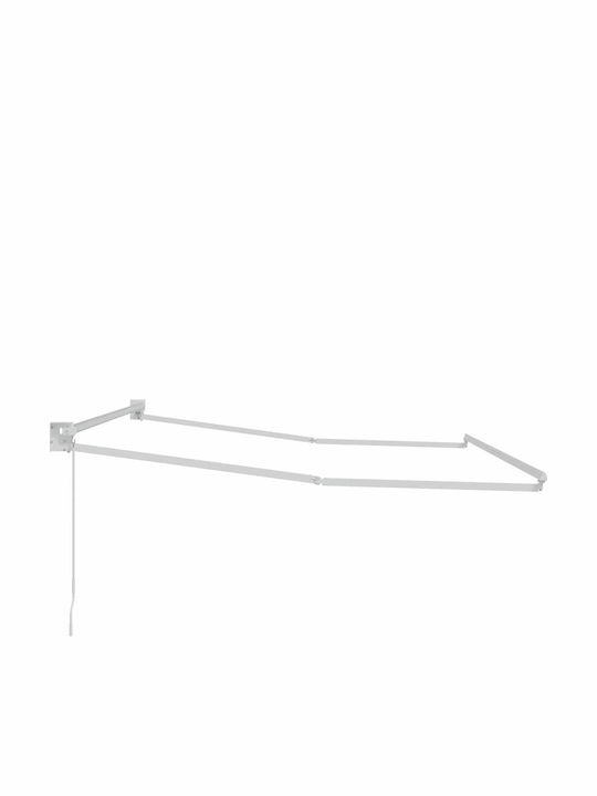 vidaXL Τέντα Βεράντας Λευκή 3x2.5m