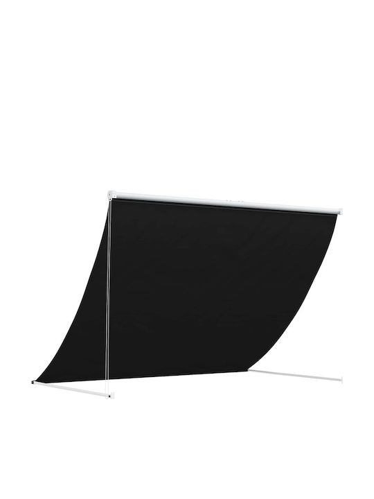 vidaXL Τέντα Βεράντας Μαύρη 3.5x1.5m