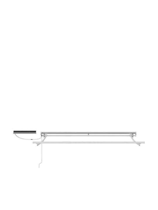 vidaXL Тента Тераса Жълта 2.5x2m