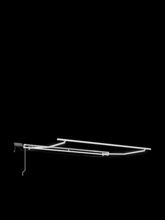 vidaXL Τέντα Βεράντας με Led Γκρι 3x2.5m