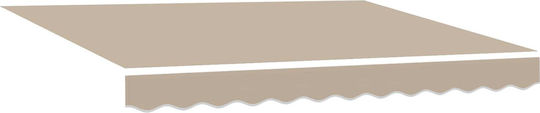vidaXL Beige Awning Frame with PU Coating 2x3.5m