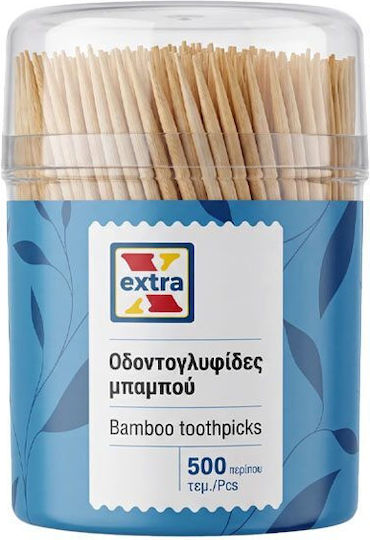 Μπαμπου Αναλώσιμo Εστίασης Οδοντογλυφίδα 500τμχ