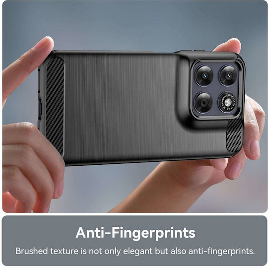 Techsuit Motorola Moto Rückseitenhülle Aus Silikon Grau (Motorola Moto G87 / G77 / G67)