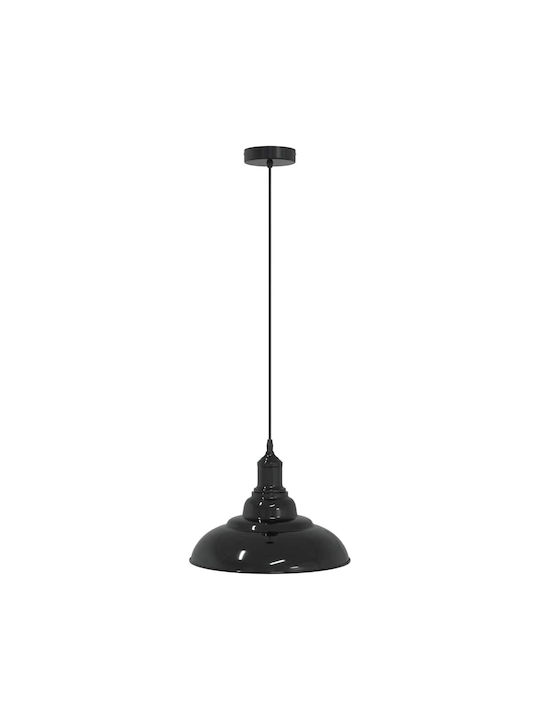 vidaXL Black Ceiling Light with E27 Socket