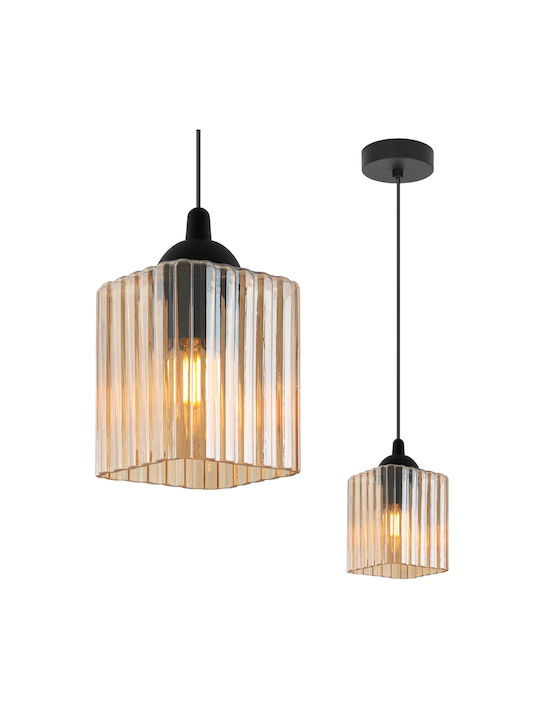 Light Home Candelabru Suspendat Negru cu Soclu E27