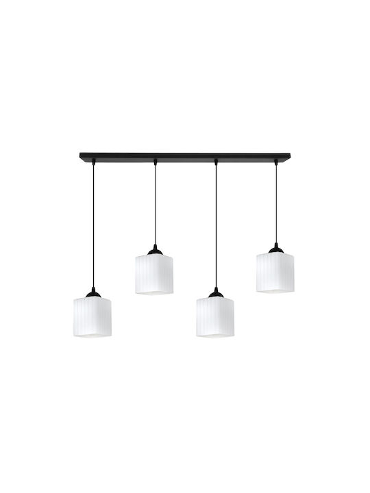 Light Home Висящо Осветително Тяло Черно с Цокъл E27