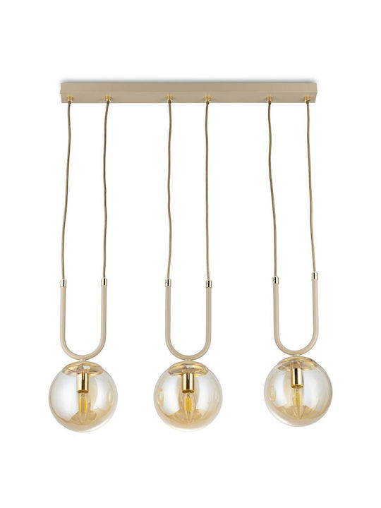 HowHomely Verstellbare Deckenleuchte Beiges mit E14 Lampenbirnensockel