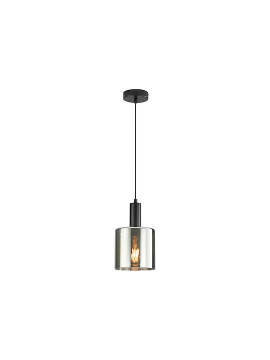 Braytron Κρεμαστό Φωτιστικό Μαύρο LED 15x15εκ.