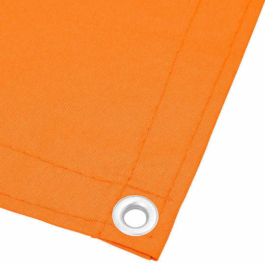 vidaXL Orange Shade Divider with PU Coating 0.75x7m