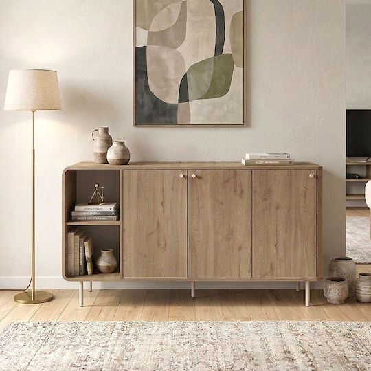 Μπουφές Colia από Ξύλο & Μέταλλο Sepet Oak 150x44x80cm Μπουφές Colia από Ξύλο & Μέταλλο Sepet Oak 150x44x80cm
