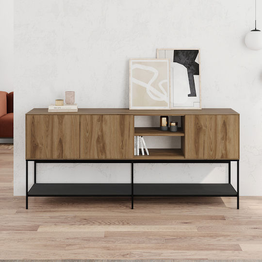 Sideboard Amira aus Holz & Metall GP037-0318 Braun 180x40x80cm