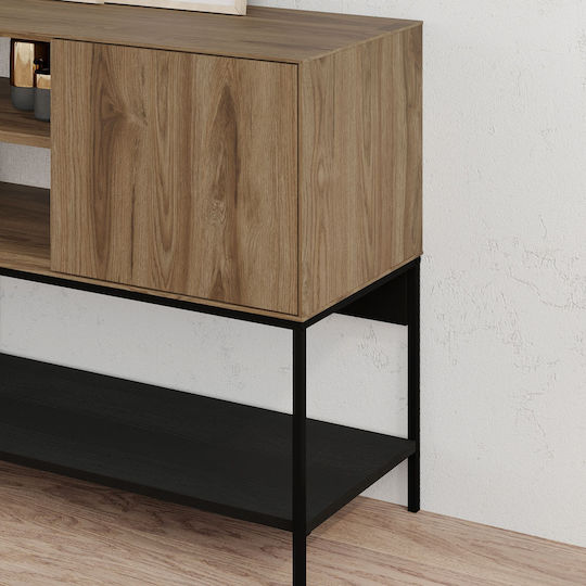 Sideboard Amira aus Holz & Metall GP037-0318 Braun 180x40x80cm