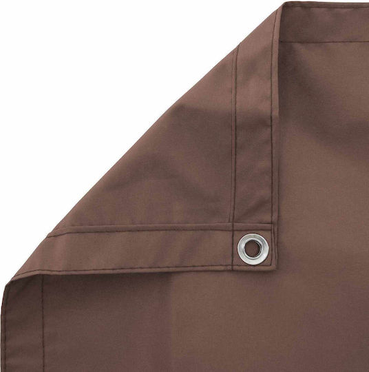 vidaXL vidaXL Veranda-Teiler Braune mit PU-Beschichtung 2x5x5m 160gr/m²
