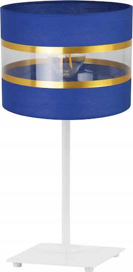 Light Home Μεταλλικό Πορτατίφ για Ντουί E27 με Λευκό Καπέλο και Βάση