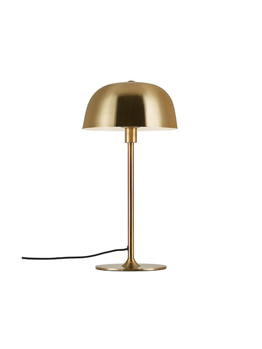 Nordlux Cera Metal Table Lamp for Socket E14 with Gold Shade and Base