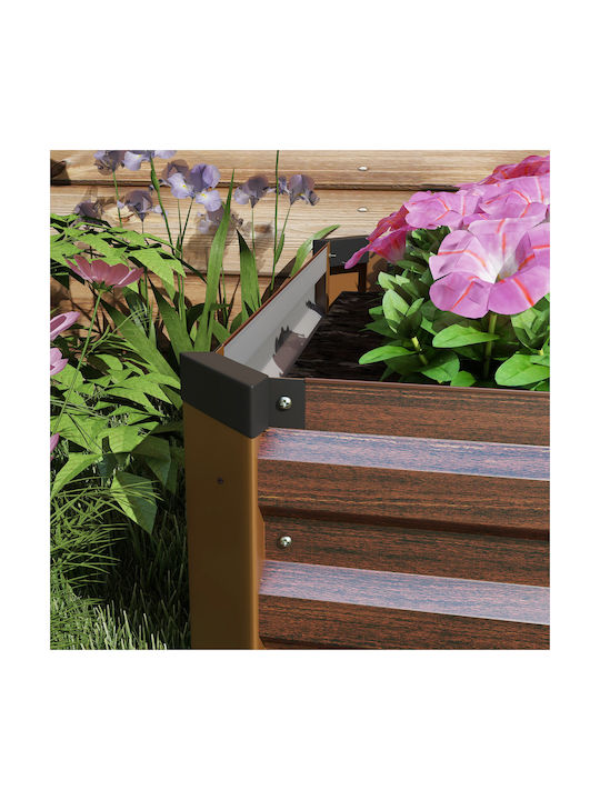 Pot Dark Brown 240x60x30cm.