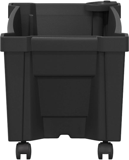 vidaXL Пластмасова Саксия За Цветя Антрацит 79x35x33см