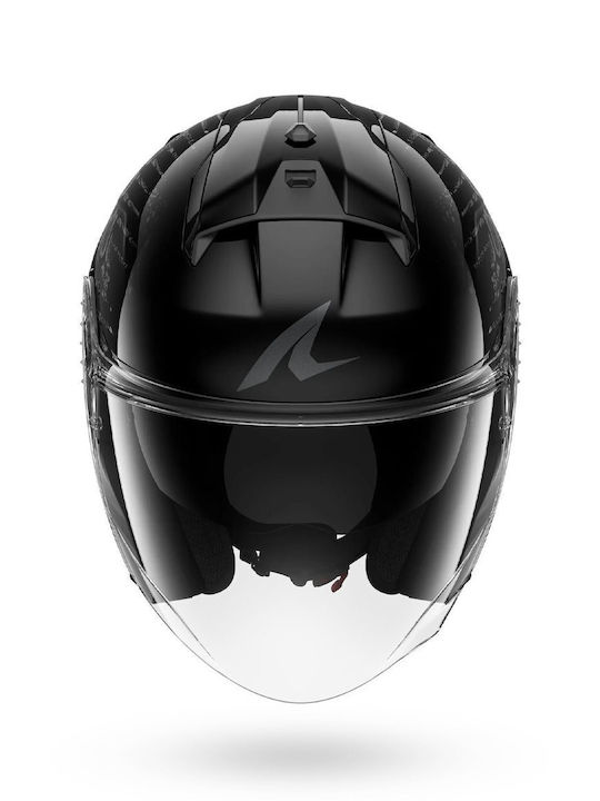 Shark SKWAL Reptaia Black/Anthracite Motorcycle Helmet Jet ECE 22.06 1395gr with Sun Visor