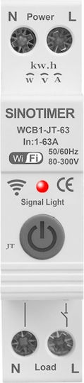 Sinotimer Voltmetru de Panou Electric Analogic Monofazat Wi-Fi Tuya