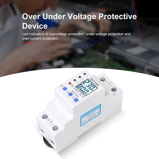 Sinotimer Instrument de Măsură pentru Panou Electric Digital pe Șină Monofazat