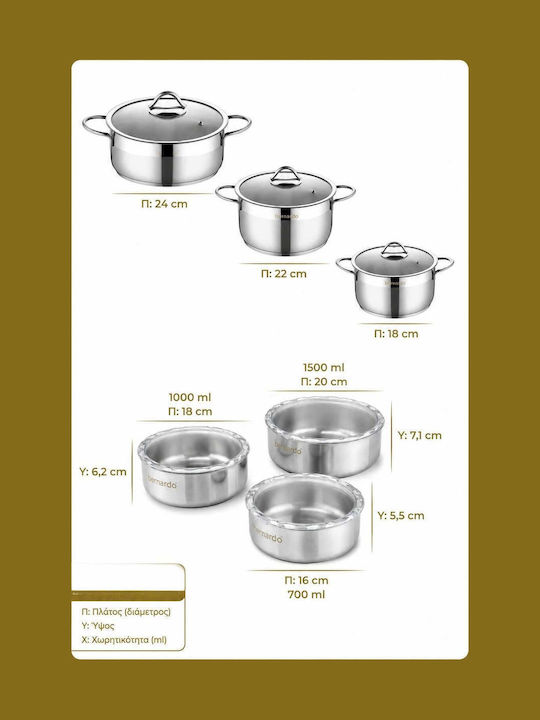 SteweHome Set De Oale 17 Piese