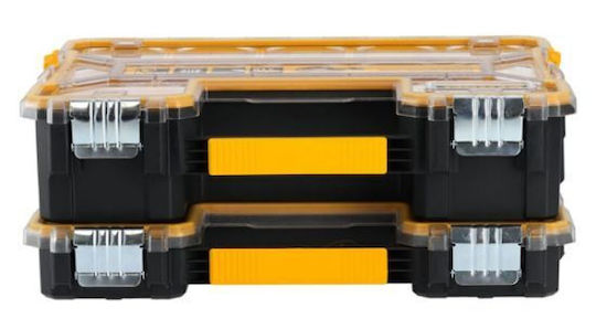 Dewalt Tool Compartment Organisers 10 Slot with Removable Box Yellow 2pcs