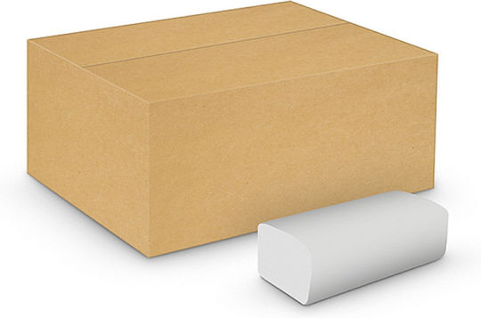 Velvet Zz Napkins White Paper 23x21cm 2 Ply 150pcs/pack 20packs/box Velvet Professional