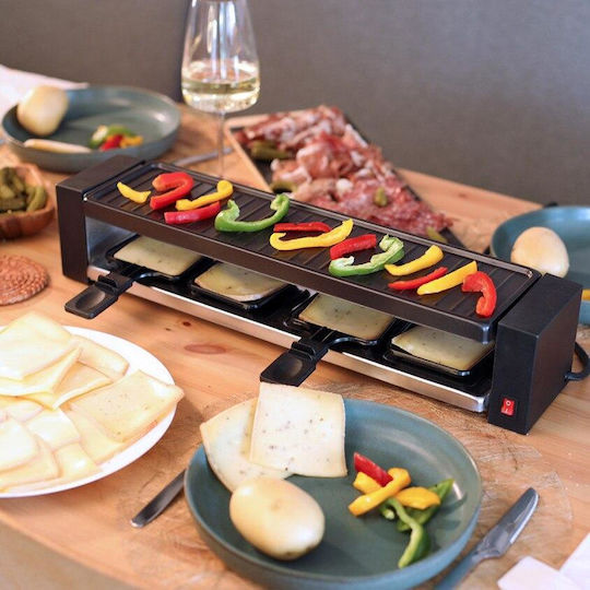 Livoo Tischplatte Elektrischer Grill Raclette 800W