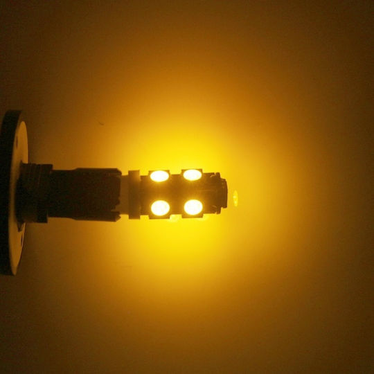 Лампи Автомобила Can Bus 9 Smd 5050 T10 Canbus LED Жълт 12V 1бр