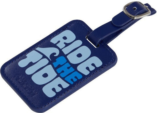 American Tourister Luggage Label Blue 2 Pieces