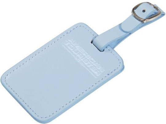 American Tourister Light Blue Luggage Label 2 Pieces