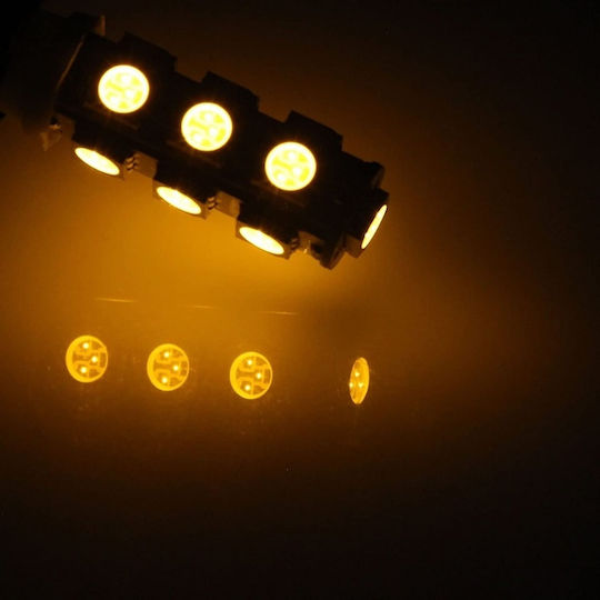 Лампи Автомобила Can Bus 13 Smd 5050 T10 Canbus LED Жълт 12V 1бр