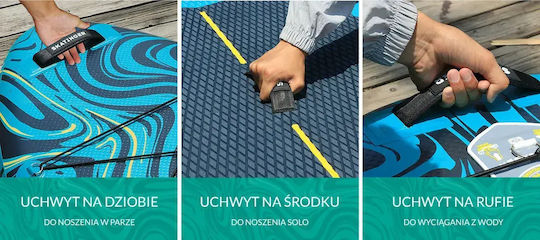 Skatinger Prana Надуваема SUP Дъска с Дължина 3.5m Зелена