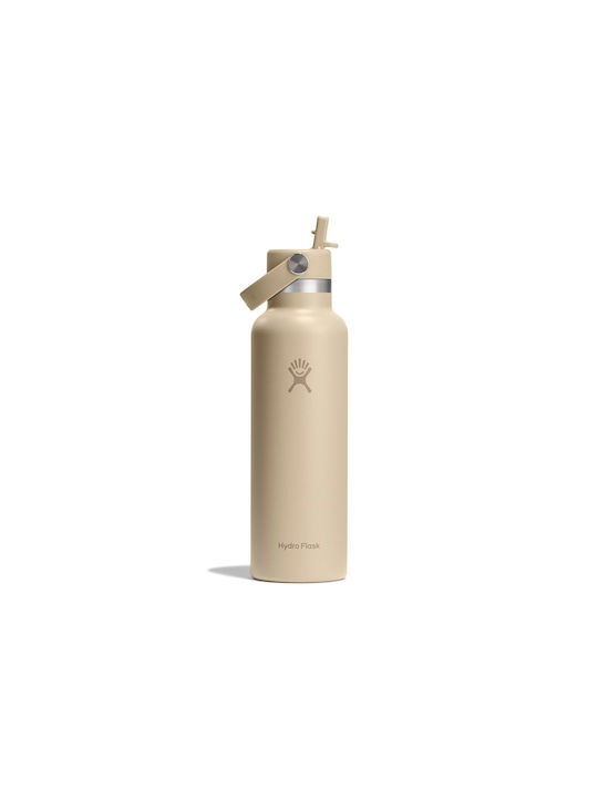 Hydro Flask Water Bottle Stainless Steel 621.6ml Beige