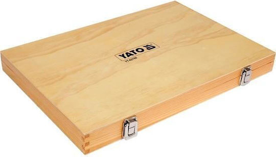 Yato Yt-62780 Woodworking Tool Set 8 Pieces Hss Steel 435mm Length
