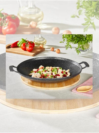 SteweHome Тиган от Чугун с Покритие от Камък 34cm
