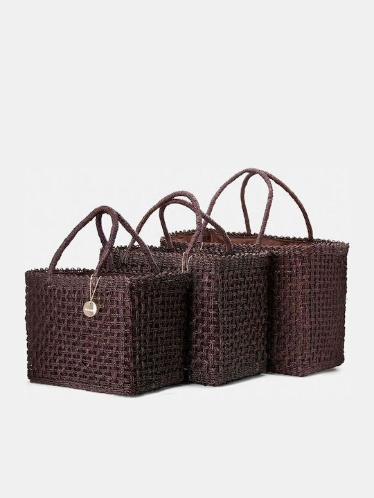 Fullah Sugah Geantă De Plajă Din Material Textil Maro