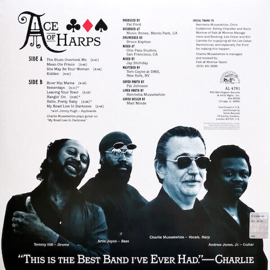 Charlie Musselwhite Ace Harps Vinyl