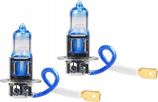 M-Tech Lamps Car & Motorcycle Powertec Platinum +130% H3 Halogen 4000K Natural White 12V 55W 2pcs