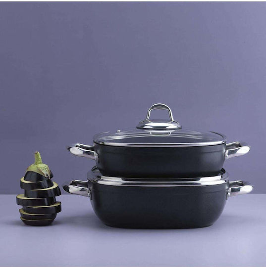 SteweHome SteweHome Töpfe & Pfannen Sets mit Stein Innenbeschichtung 7 Stück